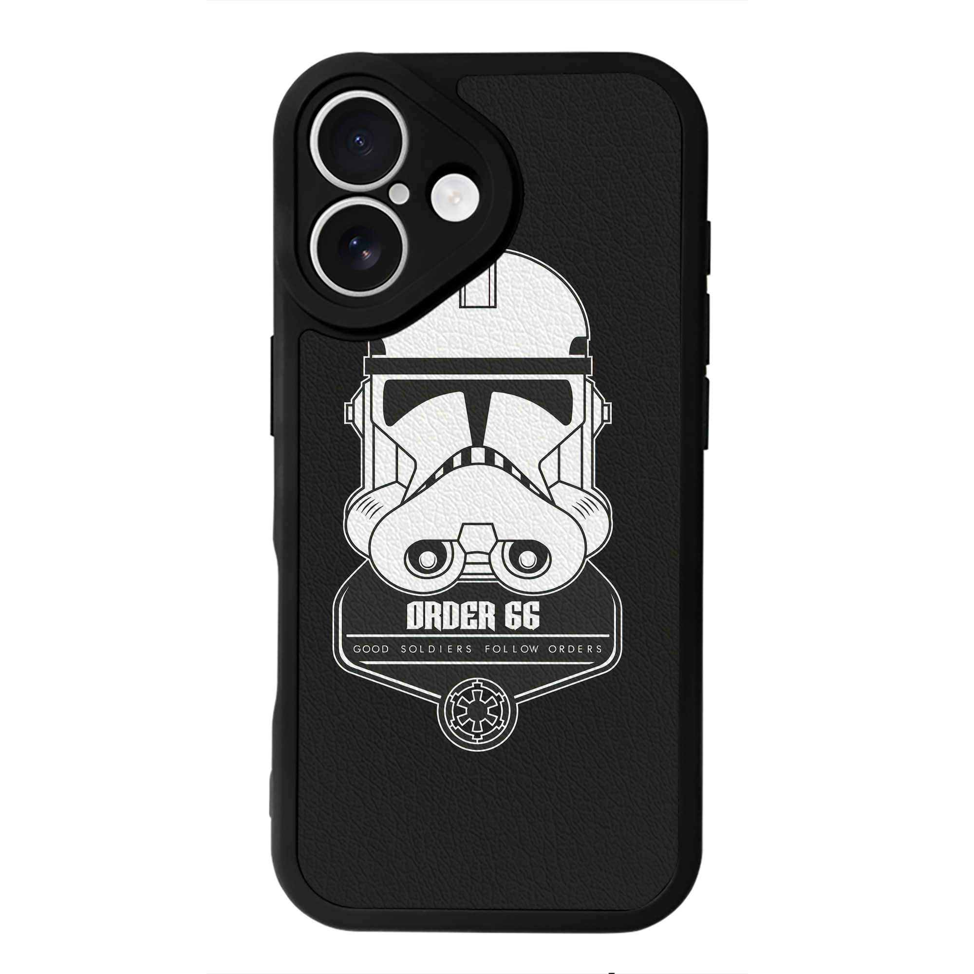 （画像用） スター・ウォーズ Star Wars 【iPhone 16シリーズ対応】シリコンスマホケース（レザー調） 材質：シリコン